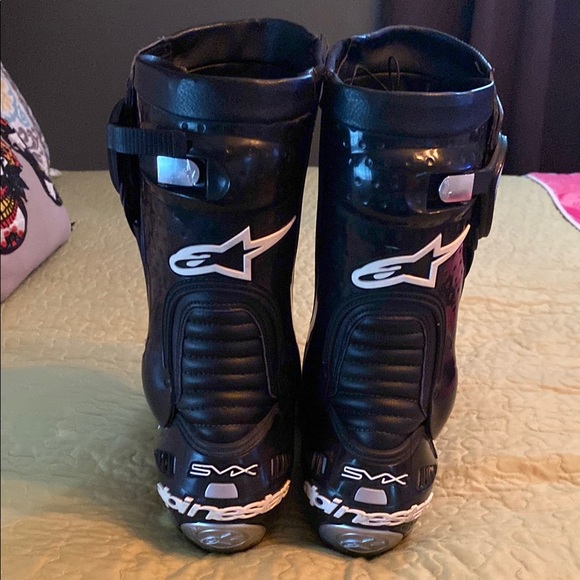 Alpinestars Black Motorcycle Boots - Picture 6 of 15
